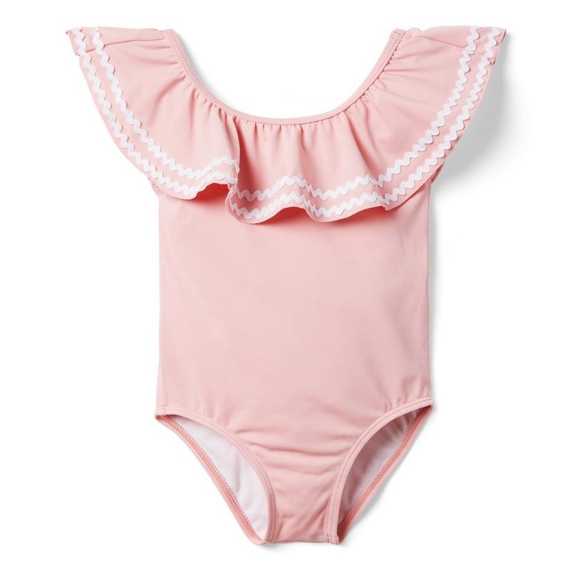 Ric Rac Ruffle Recycled Swimsuit - Janie And Jack